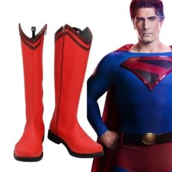 Crisis On Infinite Earths Superman Clark Kent Cosplay Chaussures