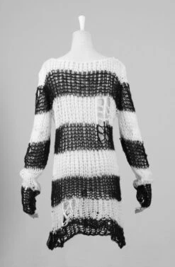 Haut Noir Et Blanc PUNK RAVE 'apocalypse 2022' -Cosplay 035 900