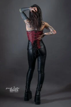 Corset Rock Gothique Rouge -Cosplay 06corsetrockgothiquerougeaadsc 5356 modifier 1 900
