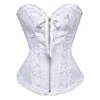 Corset Gothique Brocarde Blanc