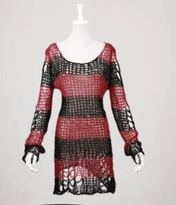 Haut Noir Et Rouge PUNK RAVE 'apocalypse 2022' -Cosplay 083 900