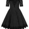 Robe Noire HELL BUNNY 'amara'