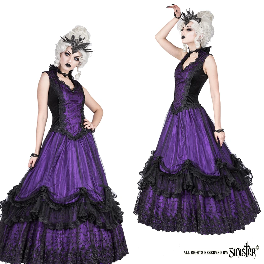Robe De Bal Gothique SINISTER 4 Robe De Bal Gothique SINISTER – Image 2