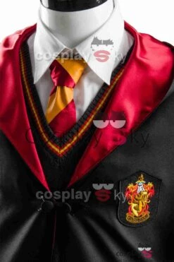 Harry Potter Gryffindor Robe Uniforme Harry Potter Cosplay Costume Version Adulte -Cosplay 11006974 8