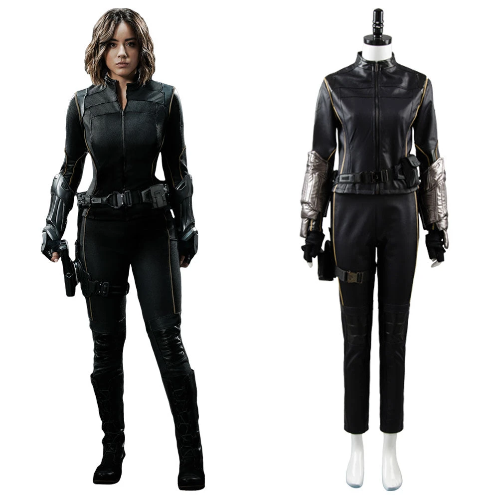 Agents Of Shield S.H.I.E.L.D Quake Daisy Johnson Skay Cosplay Costume 3 Agents Of Shield S.H.I.E.L.D Quake Daisy Johnson Skay Cosplay Costume