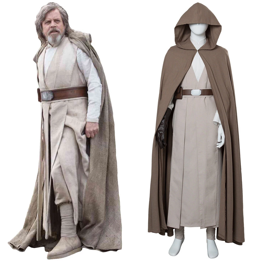 Star Wars 8 Les Derniers Jedi Luke Skywalker Cosplay Costume Ver.2 3 Star Wars 8 Les Derniers Jedi Luke Skywalker Cosplay Costume Ver.2