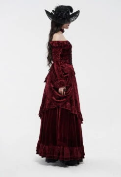 Jupe Victorienne Rouge PUNK RAVE 'blood Empera' -Cosplay 11103209 900