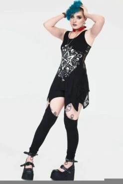 Top Gothique JAWBREAKER 'pentagram' -Cosplay 11463 900
