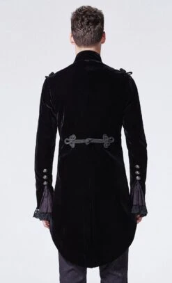 Veste Gothique Homme Queue De Pie 'baron Noir' -Cosplay 11988