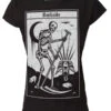 T-shirt Gothique DARKSIDE 'death Tarot' 1 T-shirt Gothique DARKSIDE 'death Tarot' -Cosplay 128039 900