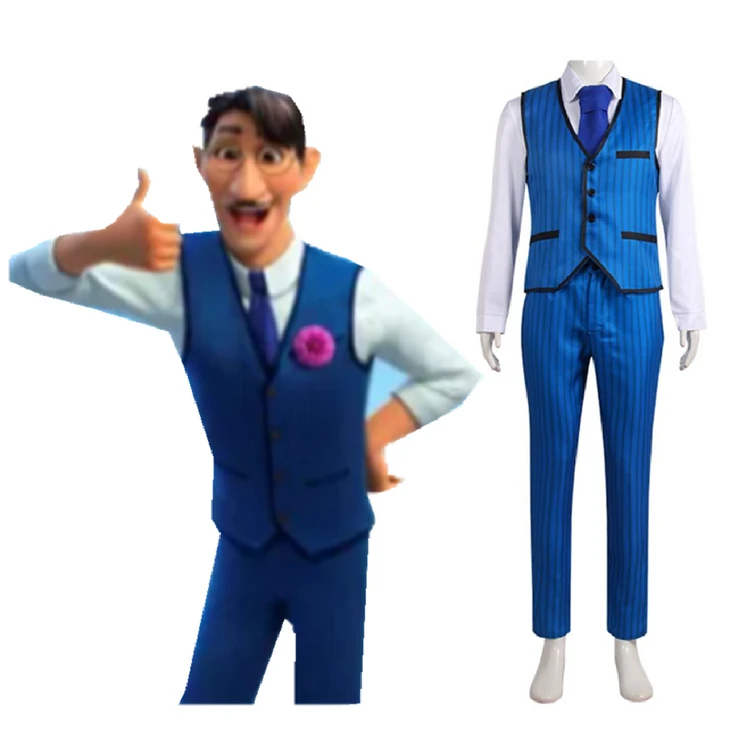 2022 Film Encanto Agustín Adulte Cosplay Costume 3 2022 Film Encanto Agustín Adulte Cosplay Costume