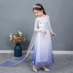 La Reine Des Neiges Frozen 2 Elsa Robe Blanche Pour Enfant Cosplay Costume -Cosplay 14800489853 898390851