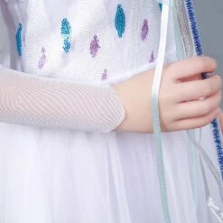 La Reine Des Neiges Frozen 2 Elsa Robe Blanche Pour Enfant Cosplay Costume -Cosplay 14800513376 898390851