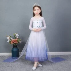 La Reine Des Neiges Frozen 2 Elsa Robe Blanche Pour Enfant Cosplay Costume -Cosplay 14854475184 898390851