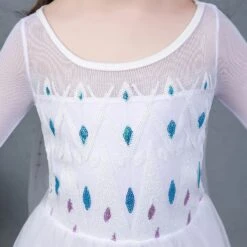 La Reine Des Neiges Frozen 2 Elsa Robe Blanche Pour Enfant Cosplay Costume -Cosplay 14854505022 898390851
