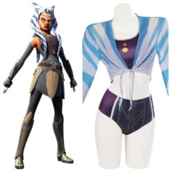 Star Wars Ahsoka Tano Maillot De Bain Design Original Cosplay Costume Carnaval
