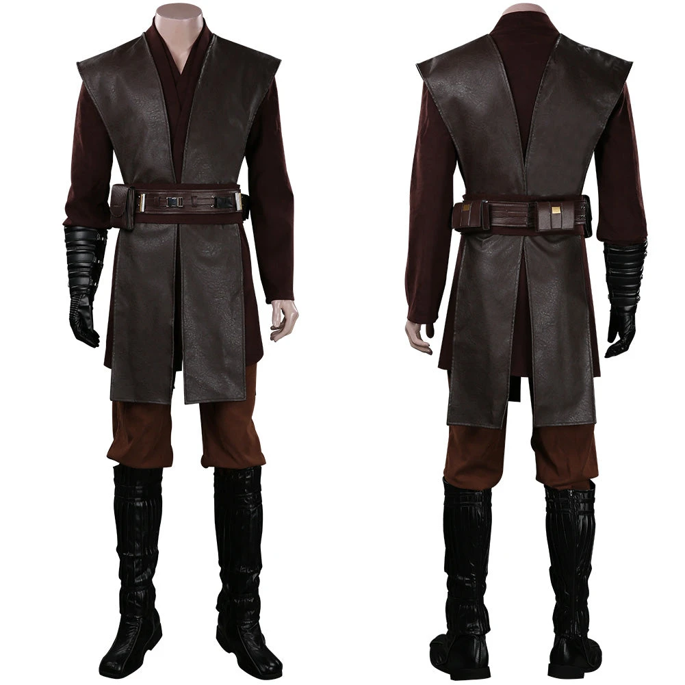 Star Wars La Guerre Des étoiles Anakin Skywalker Cosplay Costume 6 Star Wars La Guerre Des étoiles Anakin Skywalker Cosplay Costume – Image 4