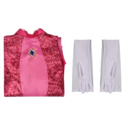 Film Adulte Super Mario Bros Peach Ensemble Cosplay Costume Carnaval -Cosplay 15003630 7