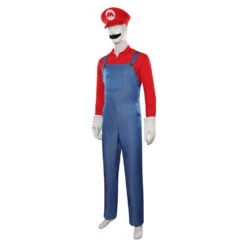 Film Adulte Super Mario Bros Mario Ensemble Cosplay Costume Carnaval -Cosplay 15003632 2