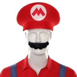 Film Adulte Super Mario Bros Mario Ensemble Cosplay Costume Carnaval -Cosplay 15003632 5