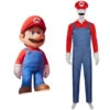 Film Adulte Super Mario Bros Mario Ensemble Cosplay Costume Carnaval