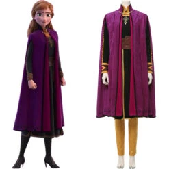 La Reine Des Neiges 2 Frozen 2 Anna Cosplay Costume Ver.B
