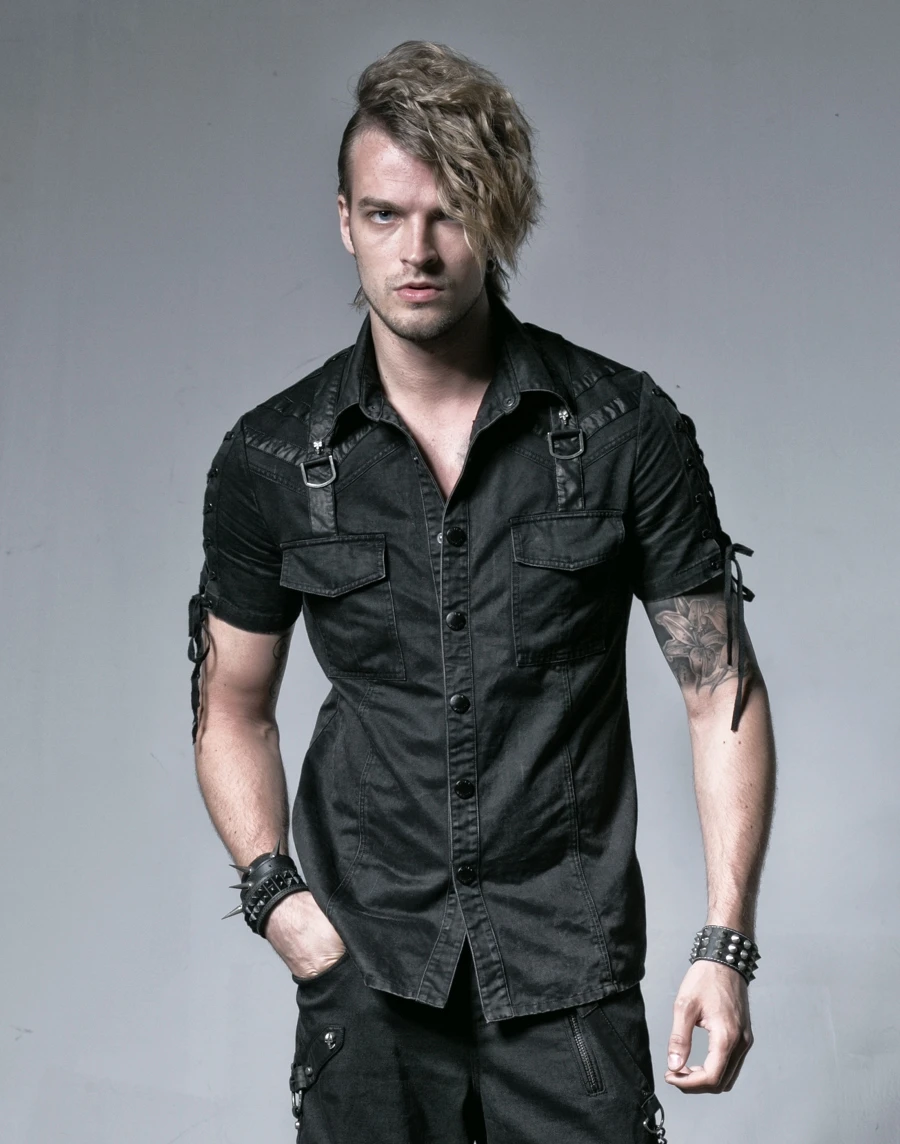 Chemise Gothique Homme PUNK RAVE 3 Chemise Gothique Homme PUNK RAVE