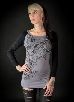 T-shirt Manches Longues HYRAW 'hurt'