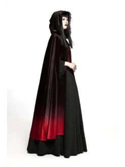 Longue Cape Femme PUNK RAVE 'Queen Of Crows' -Cosplay 22 04457 900