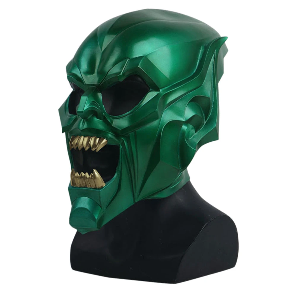 Déguisement Spider Man: No Way Home Bouffon Vert Norman Osborn Masques 4 Déguisement Spider Man: No Way Home Bouffon Vert Norman Osborn Masques – Image 2