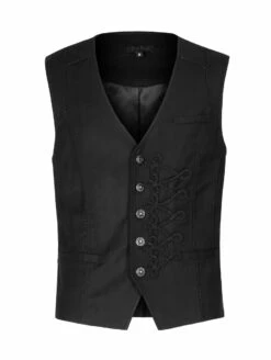 Gilet Sans Manches PUNK RAVE 'baron Noir' -Cosplay 2608039064202503580500340 900