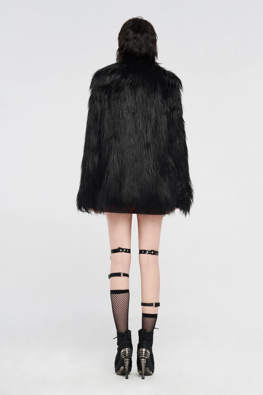 Veste Fausse Fourrure PUNK RAVE 'brakis' 6 Veste Fausse Fourrure PUNK RAVE 'brakis' – Image 4