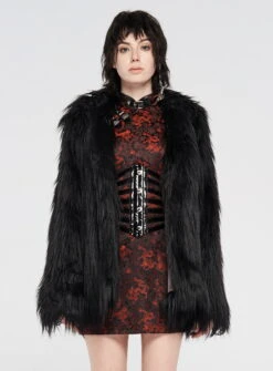 Veste Fausse Fourrure PUNK RAVE 'brakis'