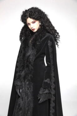 Long Manteau Gothique Punk Rave 'Goth Queen' -Cosplay 2608039064202503580502468 900