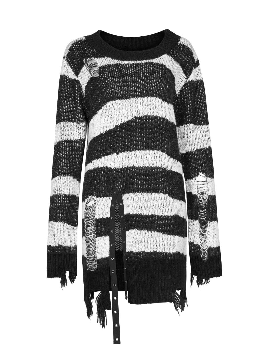 Pull Oversize PUNK RAVE 'white Moon' 7 Pull Oversize PUNK RAVE 'white Moon' – Image 5