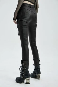 Pantalon Femme PUNK RAVE 'coeur Noir' 11 Pantalon Femme PUNK RAVE 'coeur Noir' -Cosplay 2608039064202503580503004 900