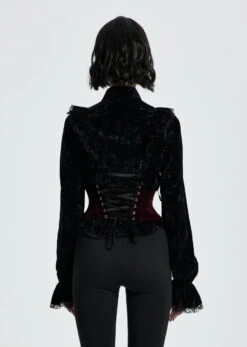 Serre-taille Romantique Bordeaux PUNK RAVE 10 Serre-taille Romantique Bordeaux PUNK RAVE -Cosplay 2608039064202503580503731 900