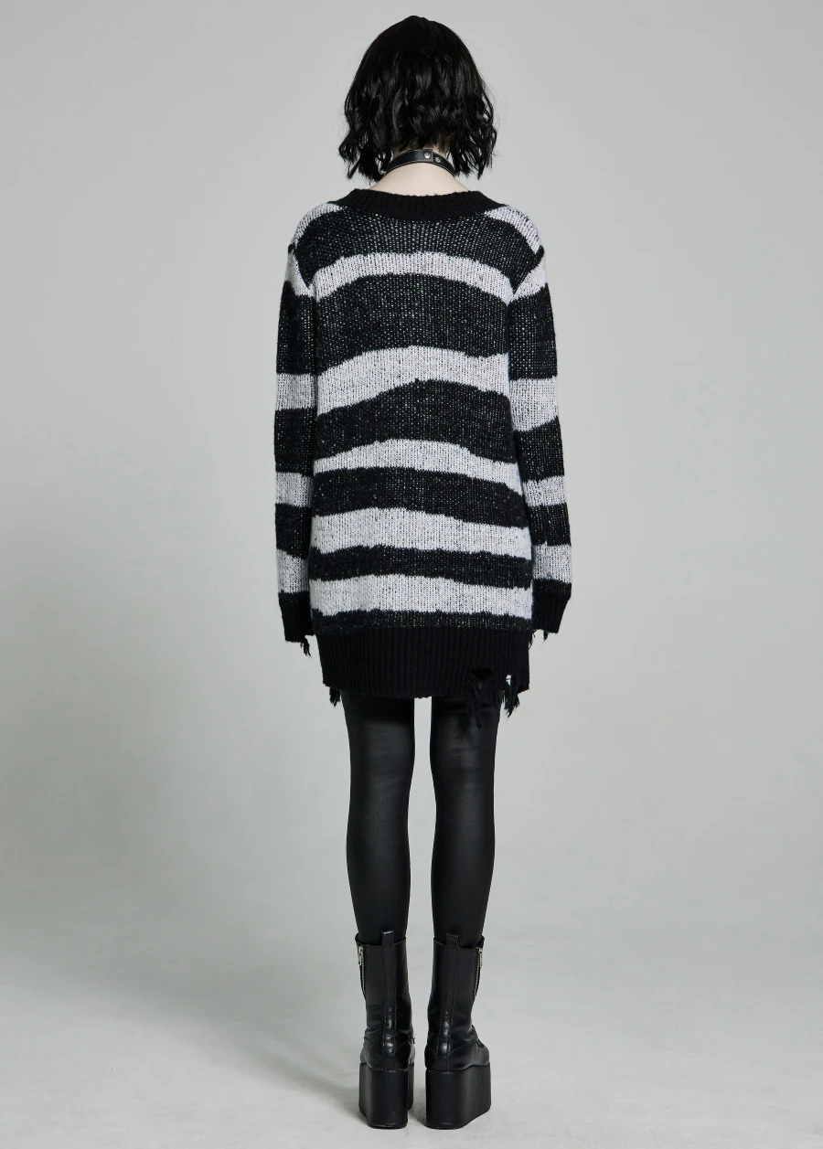 Pull Oversize PUNK RAVE 'white Moon' 6 Pull Oversize PUNK RAVE 'white Moon' – Image 4