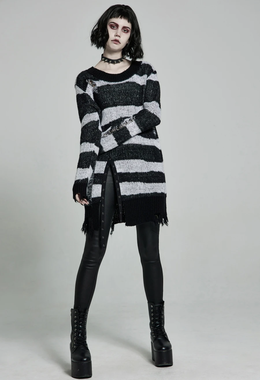 Pull Oversize PUNK RAVE 'white Moon' 5 Pull Oversize PUNK RAVE 'white Moon' – Image 3