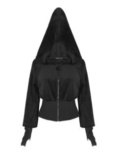Veste Zippée PUNK RAVE 'lune Noire' -Cosplay 2608039064202503580507919 900