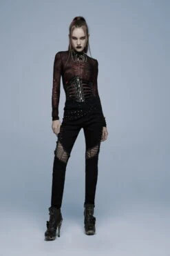 Pantalon Clouté PUNK RAVE 'deadly Spikes' -Cosplay 2608039064202503580514356 900