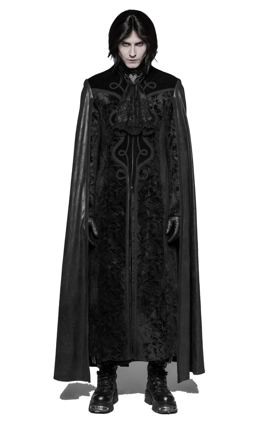 Manteau Gothique PUNK RAVE 'dark Vampyr' 4 Manteau Gothique PUNK RAVE 'dark Vampyr' – Image 2