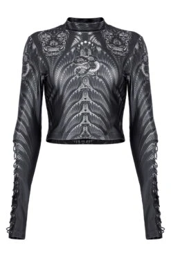 Haut Imprimé PUNK RAVE 'skeleton' -Cosplay 264102162921517202503580500048 900