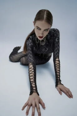 Haut Imprimé PUNK RAVE 'skeleton' -Cosplay 280232525322270652922608039064202503580513426 900