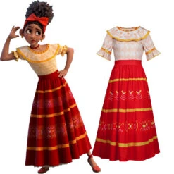 2021 Film Encanto Enfant Dolores Madrigal Robe Cosplay Costume