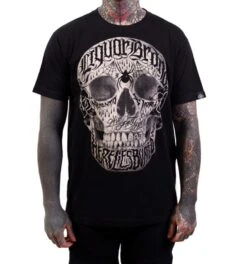 T-shirt LIQUOR BRAND 'live Fast Die'