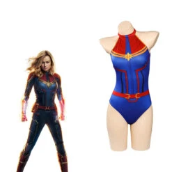 Captain Carol Danvers Maillot De Bain Cosplay Costume
