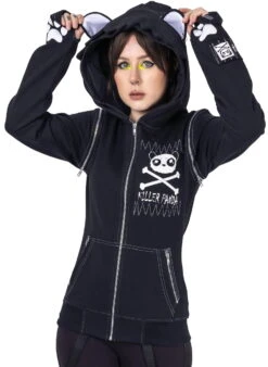 Veste Emo Zippée KILLER PANDA