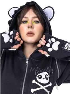 Veste Emo Zippée KILLER PANDA -Cosplay 7287373758509 2 9b963edf 391b 42dd 85e2 9ba653cb44fe 900