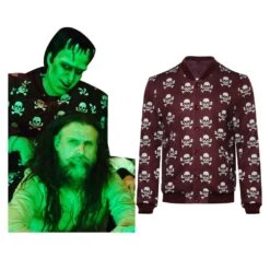 The Munsters Herman Munster Cosplay Costume Hoodie Halloween Carnival Suit